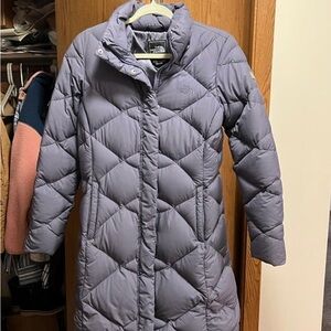 The North Face Women's Grey-Purple Puffer Jacket
